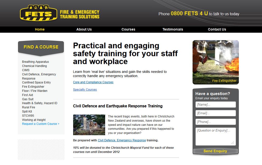 Fire and Emergency Training Services