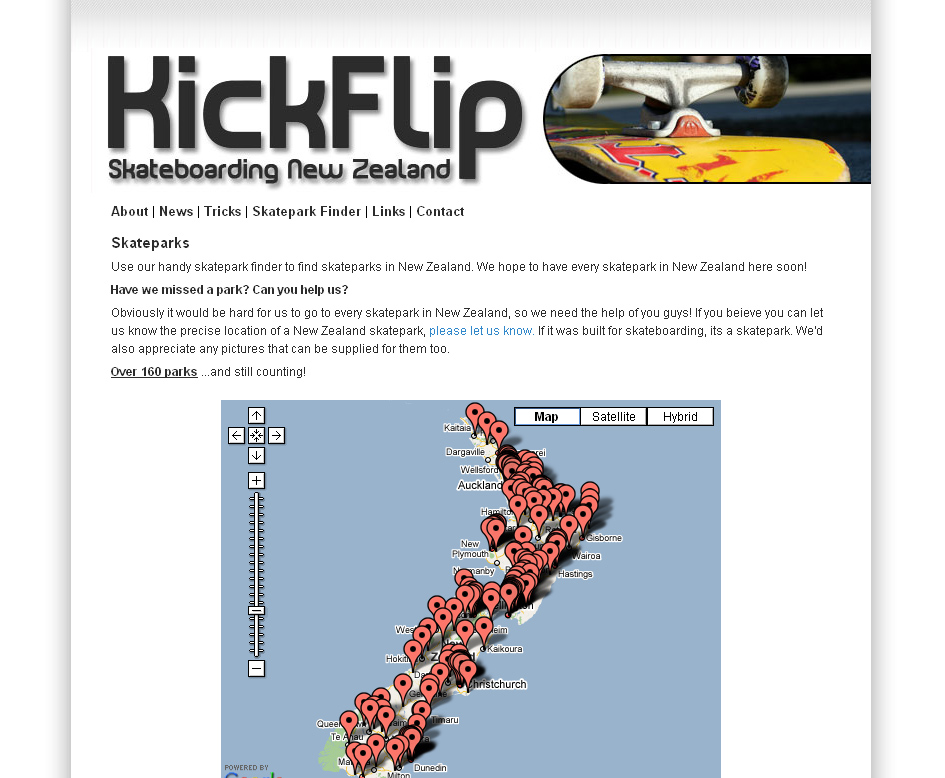 Kickflip - Skateboarding New Zealand